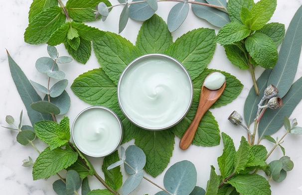 Balm with herbs on the side